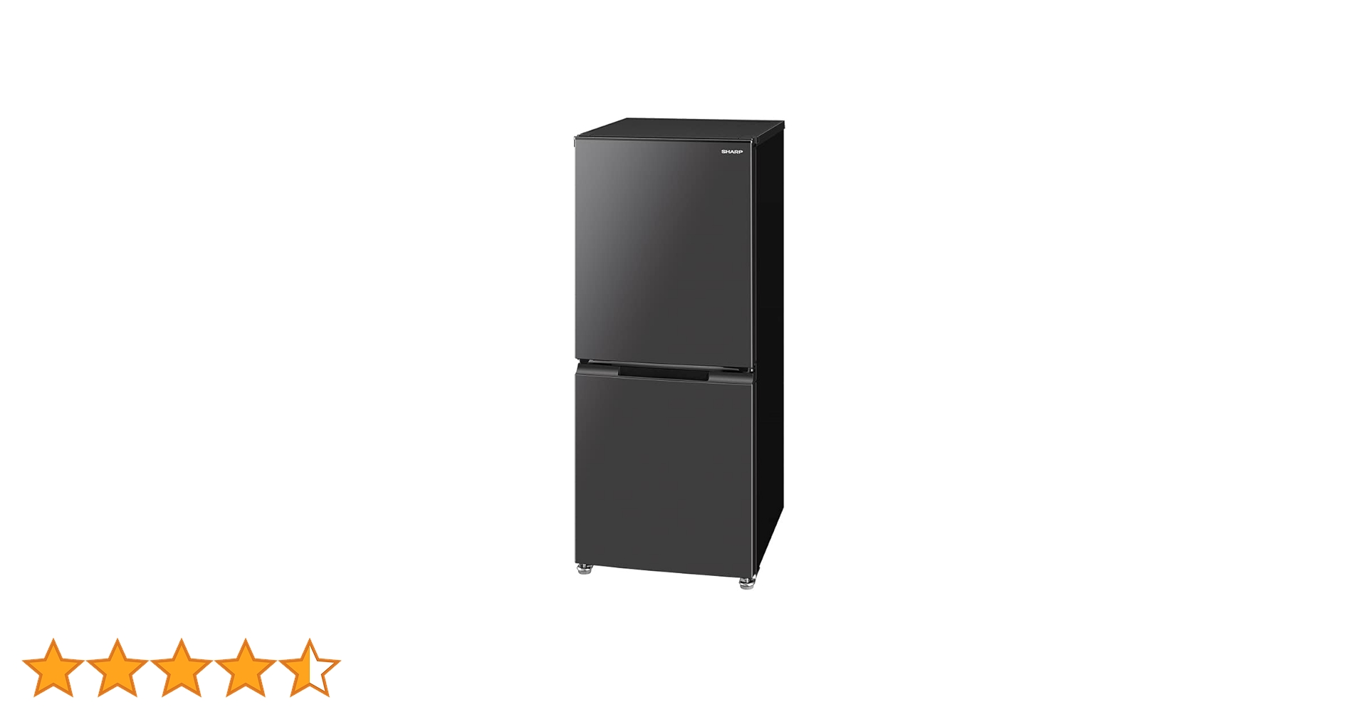 Amazon | シャープ SHARP 冷蔵庫(幅49.5cm) SJ-D15H-H 152L